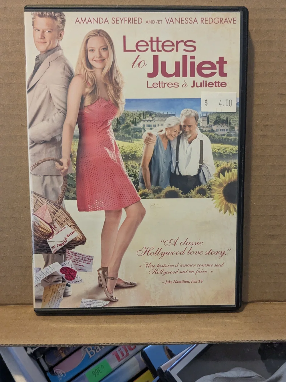 Letters To Juliet Dvd Movie - Picture 1 of 2